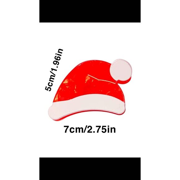 SANTA HAT CLAW CLIP - Picture 7 of 7
